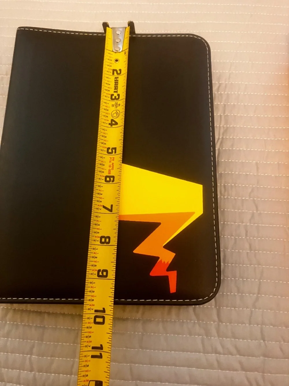 Pikachu Tail Kawaii Binder | Cute Anime Collectible Organizer | Pokémon Fan Gift
